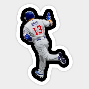 David Bote #13 Run for Homerun Sticker